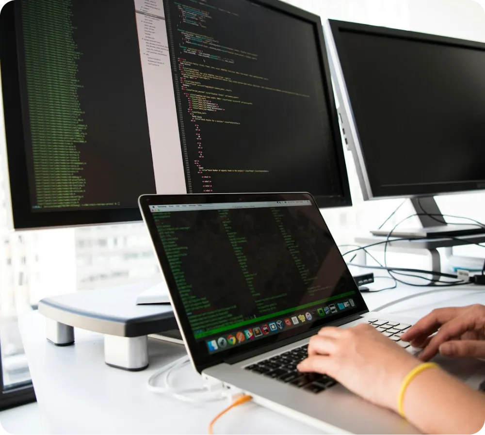 a developer at work