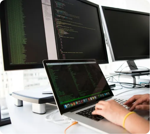 a developer at work