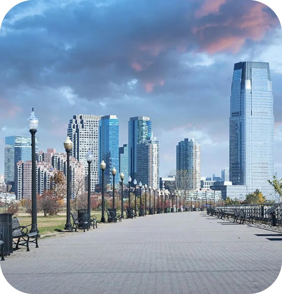 Photo · Jersey City waterfront skyline (rounded)