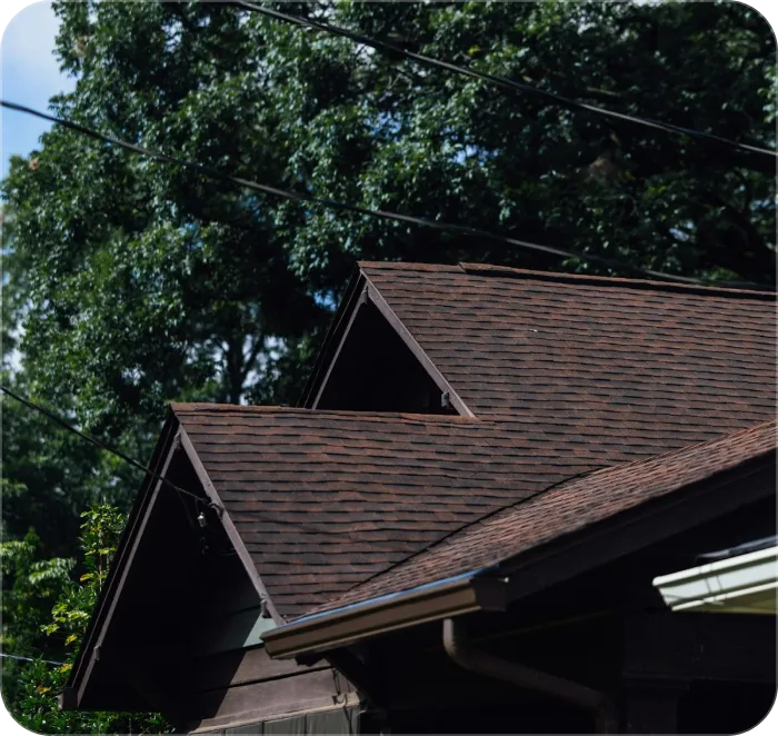 shingled roof