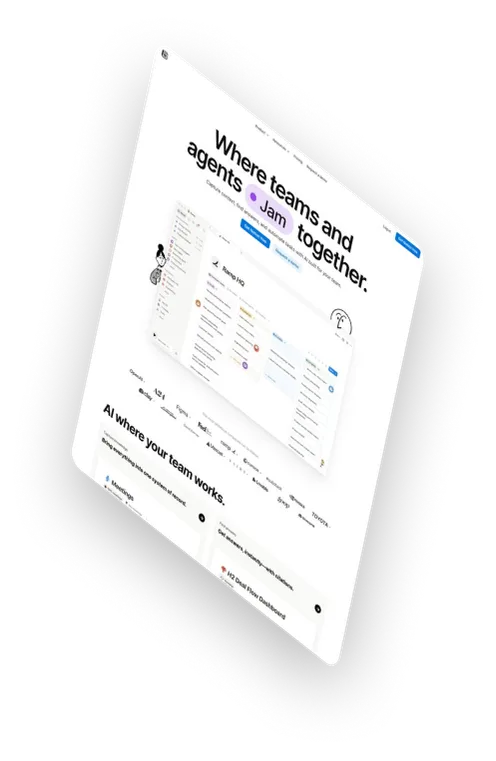 Screen / a custom-coded site