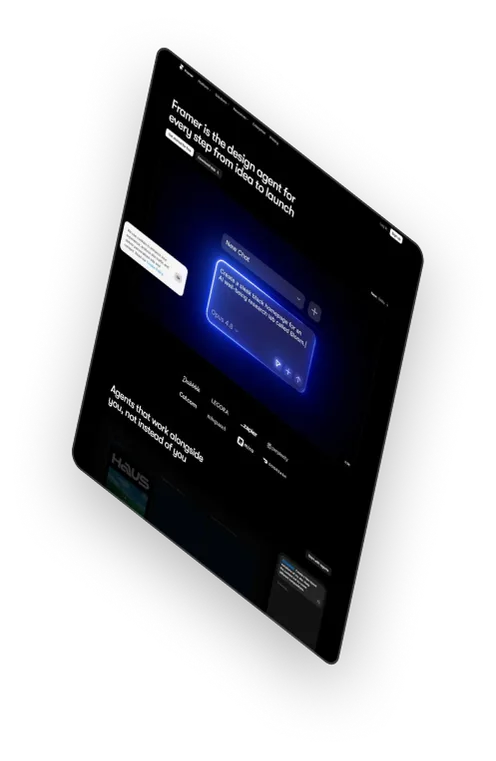 Screen / a custom-coded site