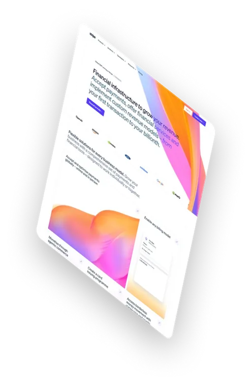 Screen / a custom-coded site