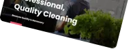 a cleaning site