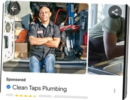 a real Local Service Ads listing