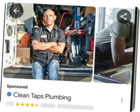 a real Local Services Ads listing