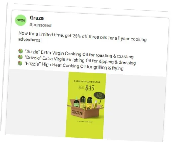 a real product ad (Meta Ad Library)