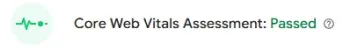 Core Web Vitals assessment