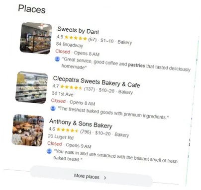 Google local pack