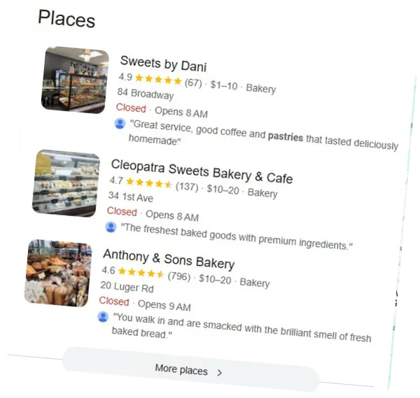 Google local pack
