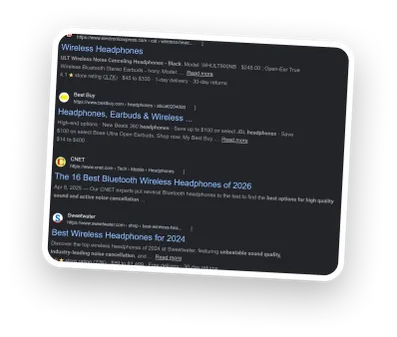 Google results