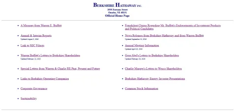 old website