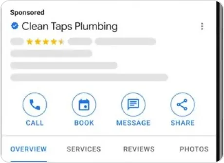 the badge on a listing (Google’s image)