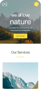 the same site on mobile