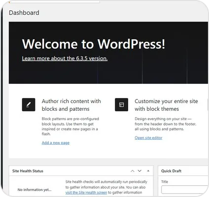 WordPress build