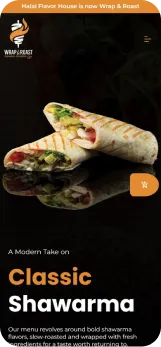 Wrap & Roast on mobile