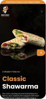wrapnroast.com on mobile