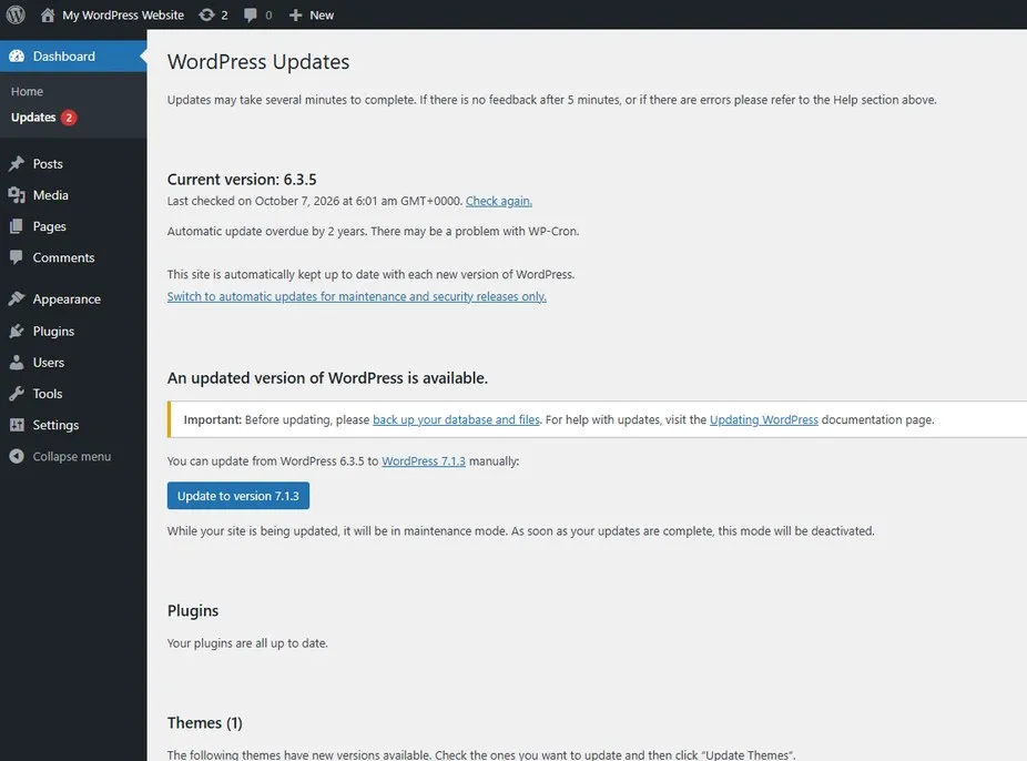 yoursite.com/wp-admin