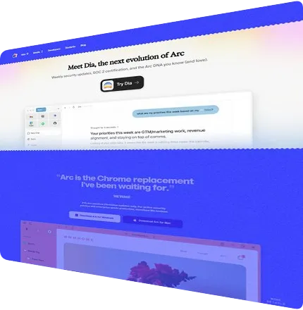 Website design: arc