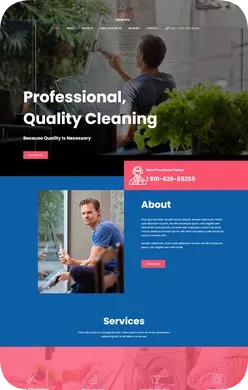 Website design: cleaning