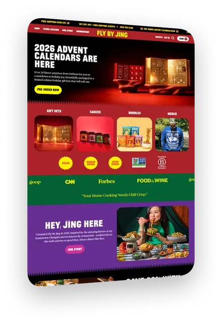 Website design: fly
