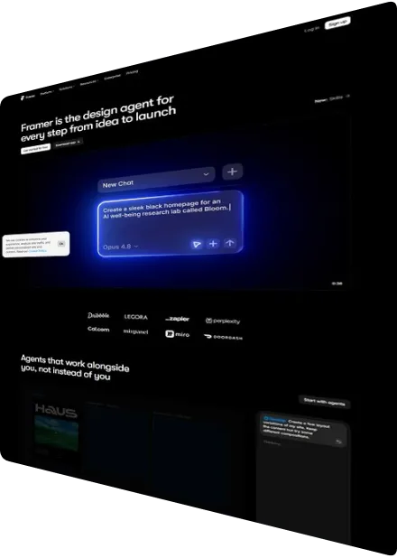 Website design: framer