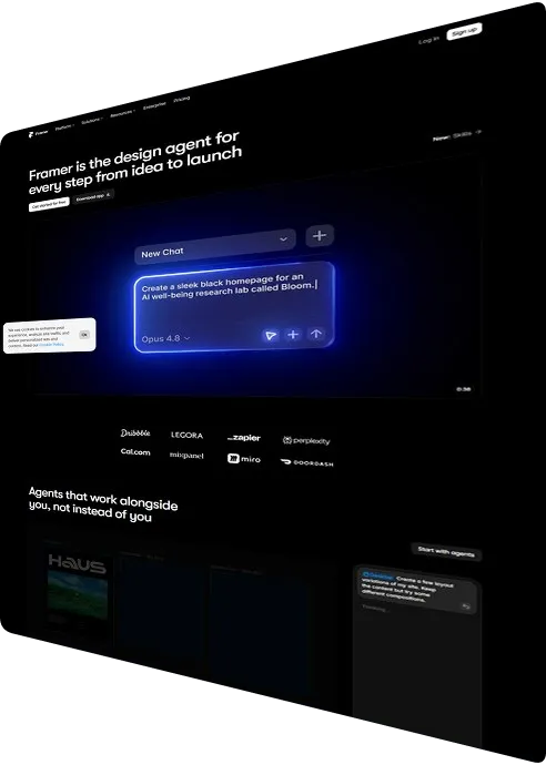 Website design: framer
