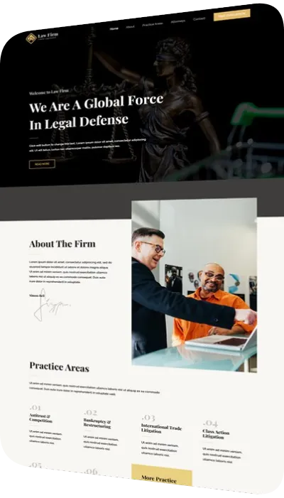 Website design: law